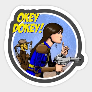 Fallout Girl Sticker